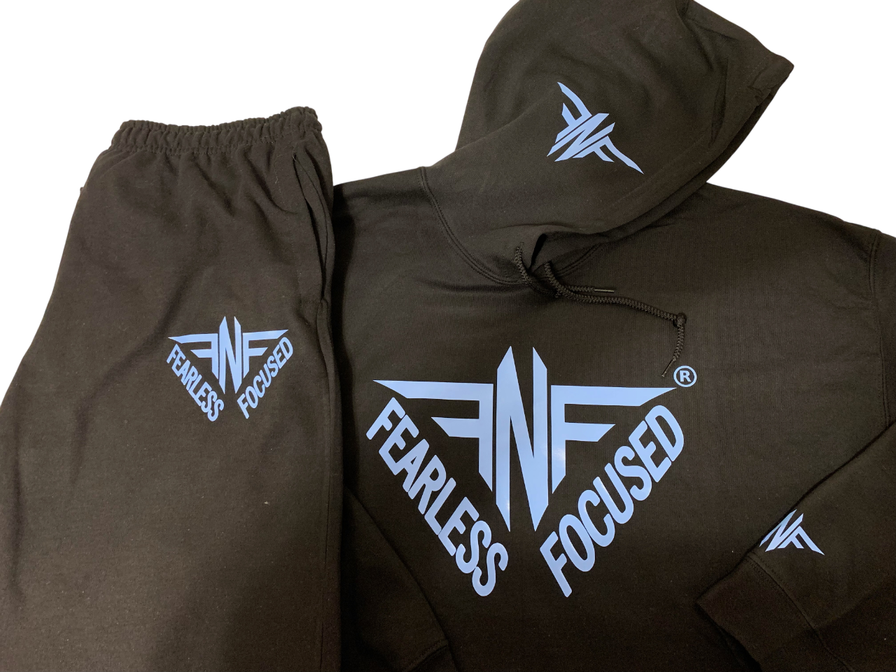 black blue hoodie